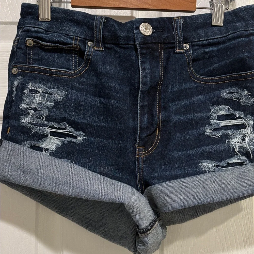 American Eagle Outfitters Dark Blue Jean Shorts